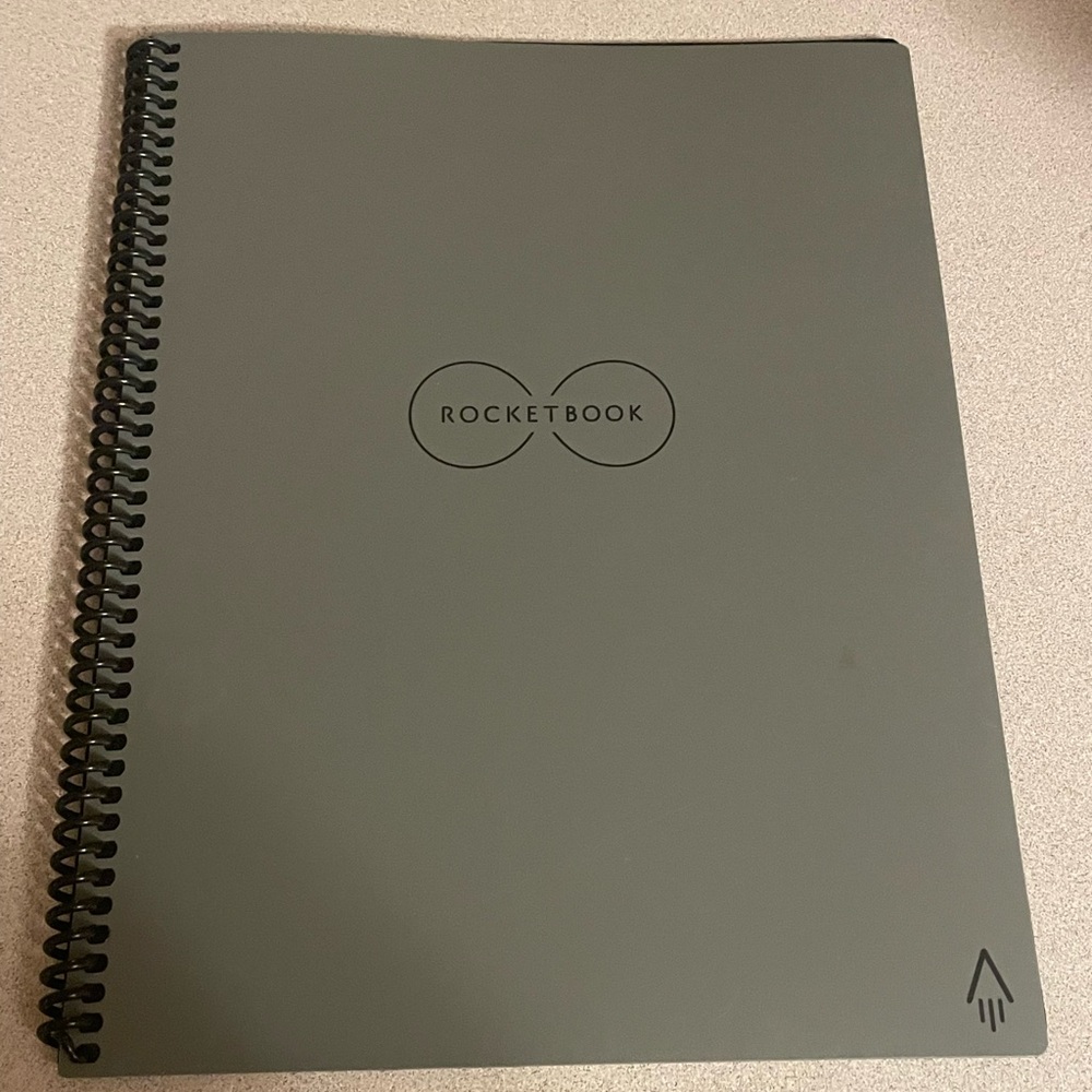 Rocketbook Gray Spiral Notebook